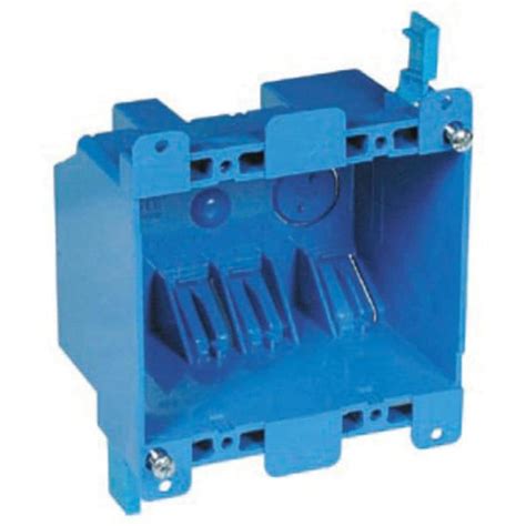 dual gang plastic electric box|2 gang old work boxes.